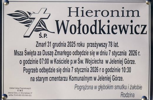 Zmarł Hieronim Wołodkiewicz