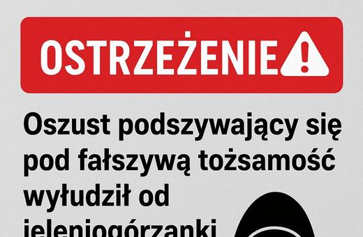 Fałszywa tożsamość w sieci – mieszkanka Jeleniej Góry oszukana na blisko 40 tysięcy złotych