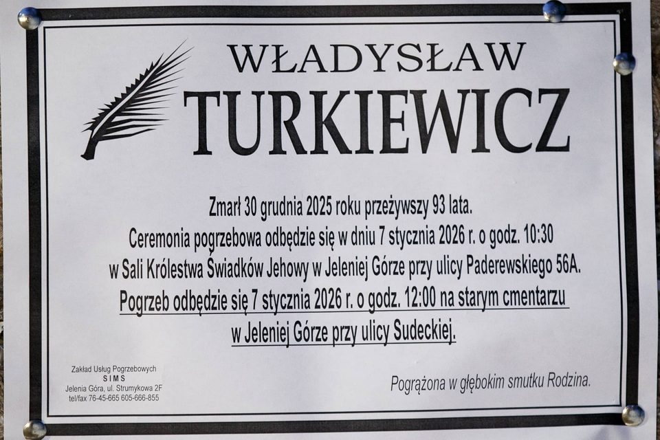 Zmarł Władysław Turkiewicz