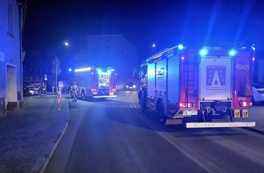 Pożar, są utrudnienia w ruchu