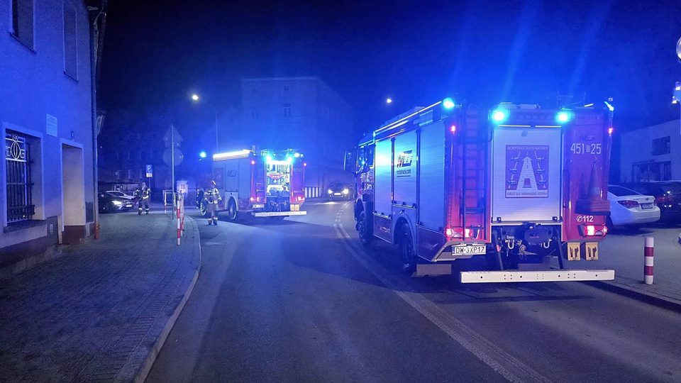 Pożar, są utrudnienia w ruchu