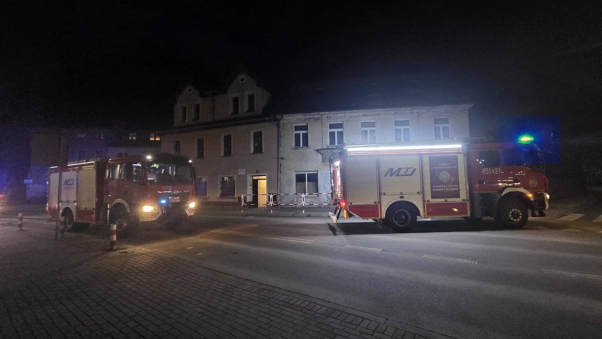 Pożar, są utrudnienia w ruchu