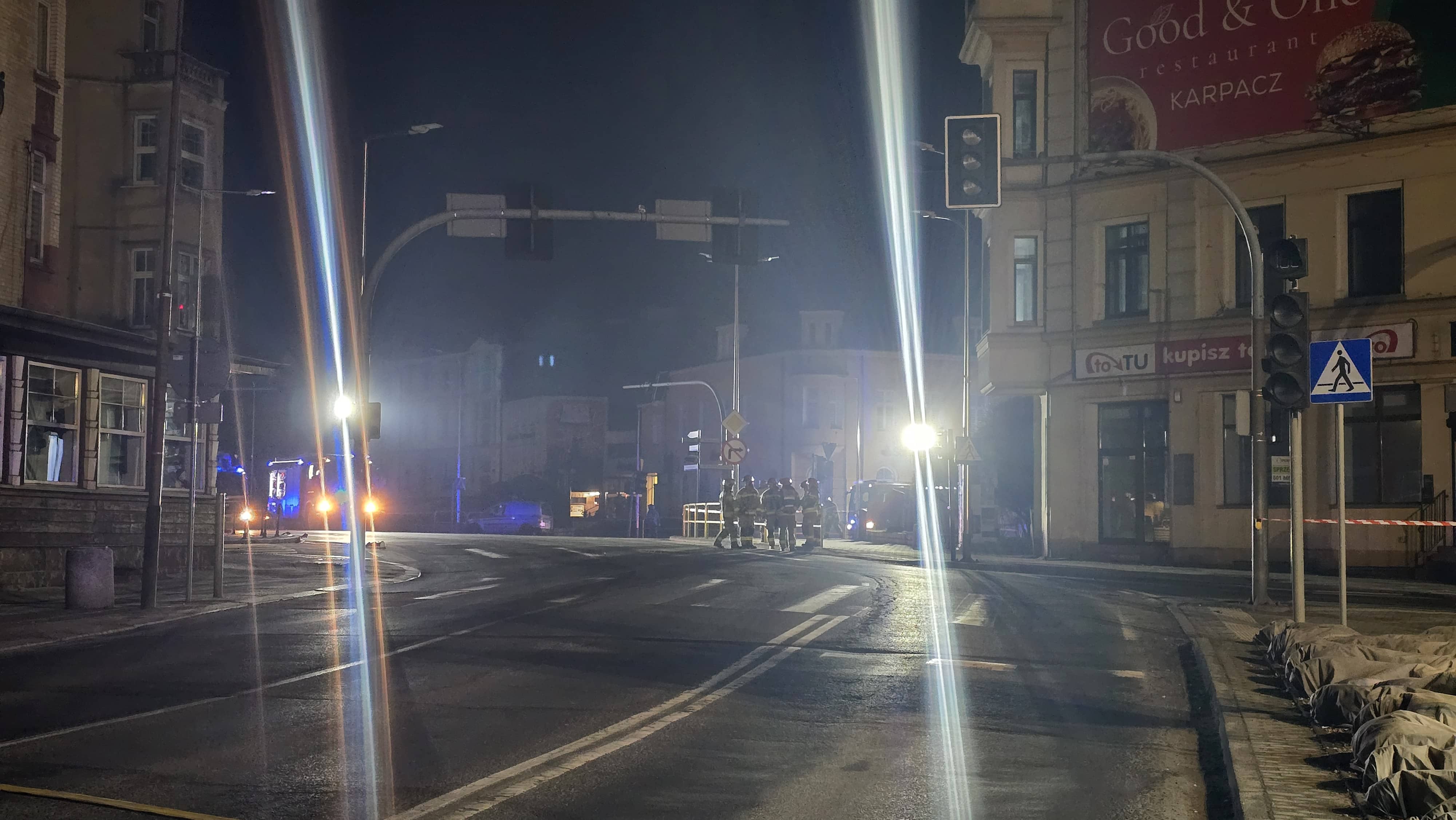 Rozszczelnienie sieci gazowej. Ewakuacja mieszkańców!