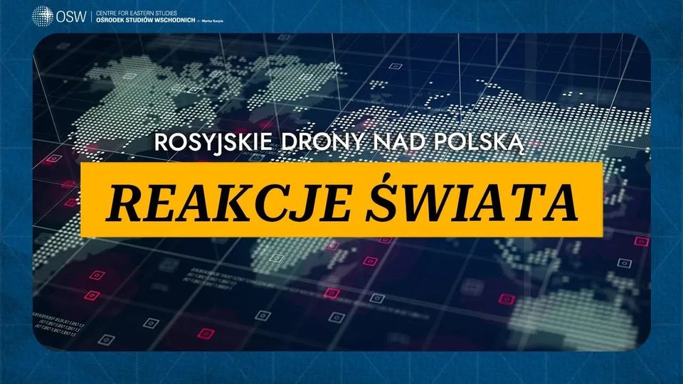 Reakcja świata na rosyjskie drony nad Polską