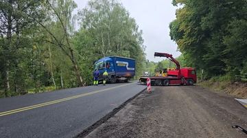 Ciężarówką w drzewo