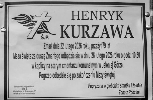 Zmarł Henryk Kurzawa