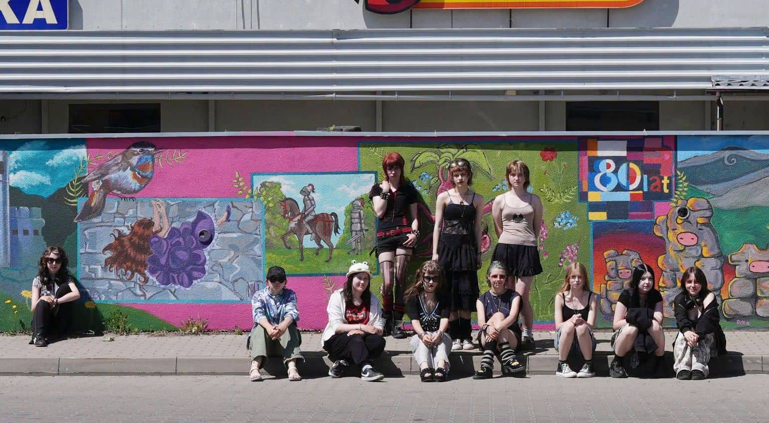 Mural pełen legend na Orlim