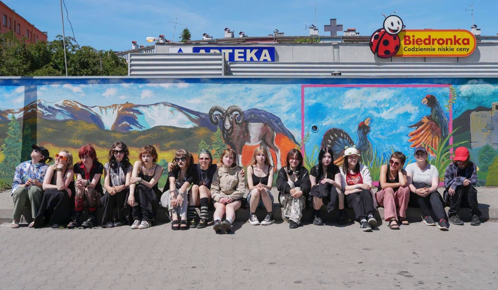 Mural pełen legend na Orlim