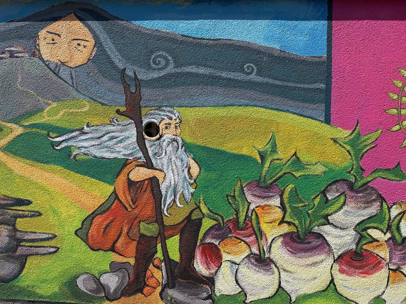 Mural pełen legend na Orlim
