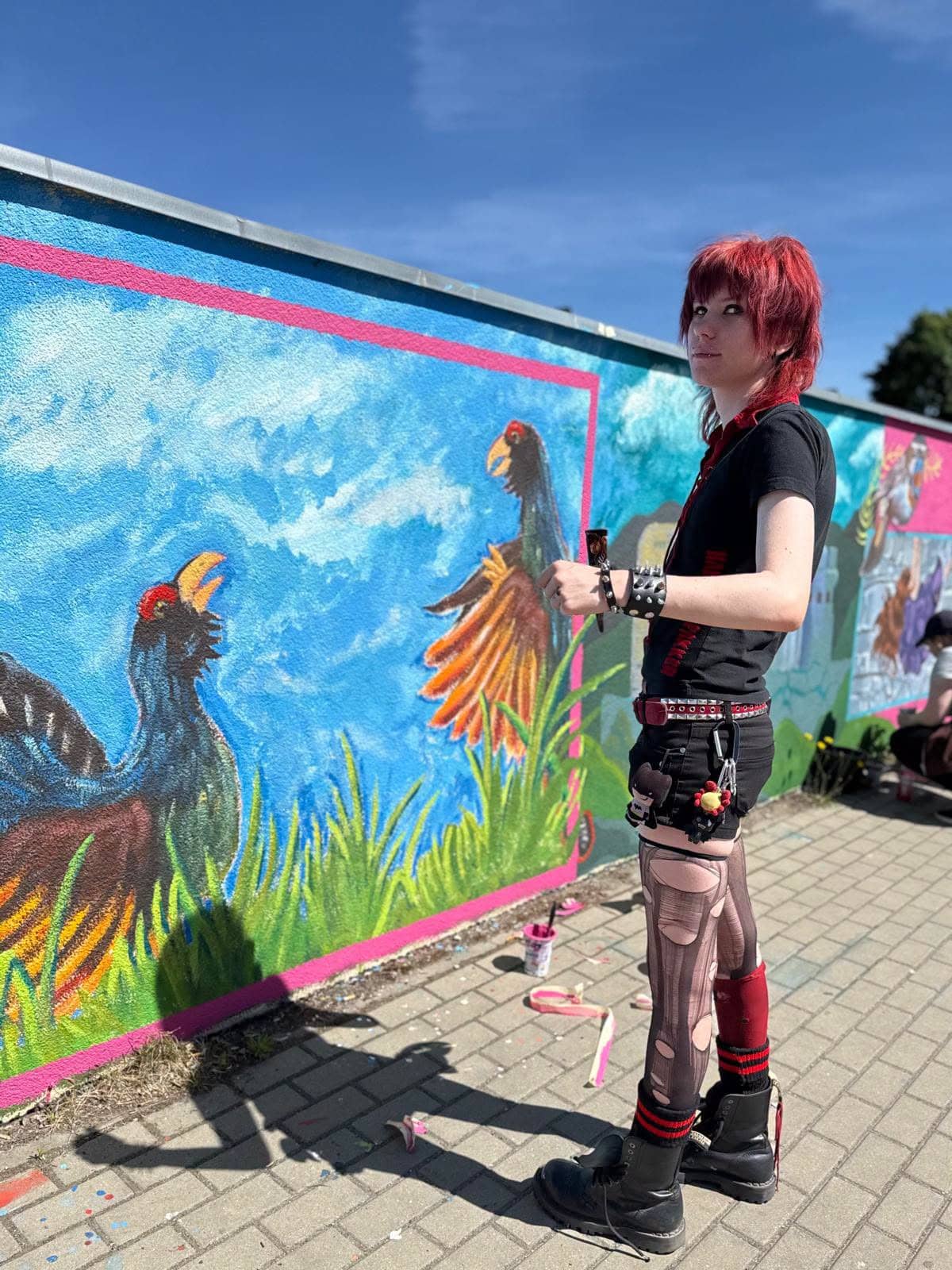 Mural pełen legend na Orlim