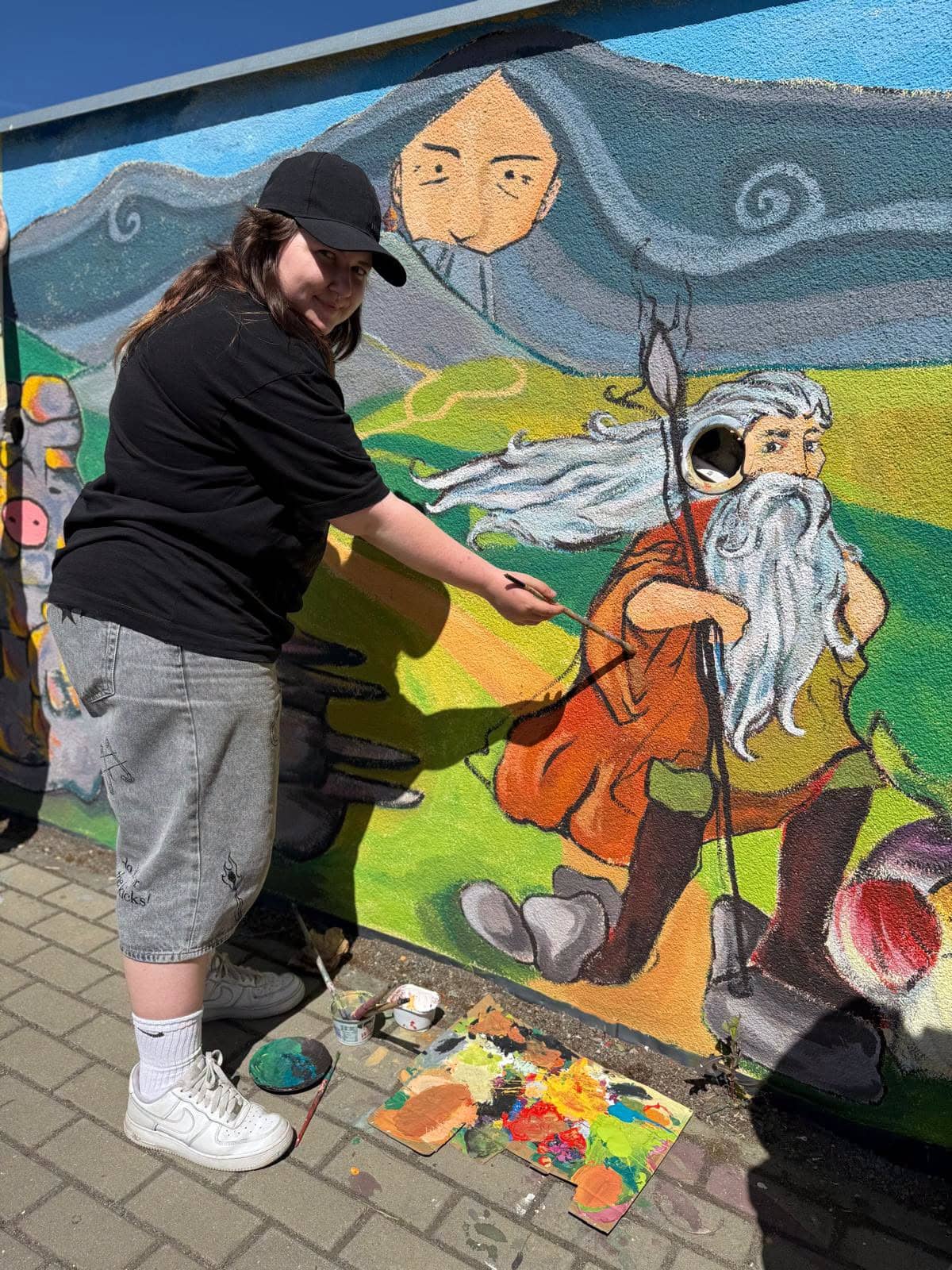 Mural pełen legend na Orlim