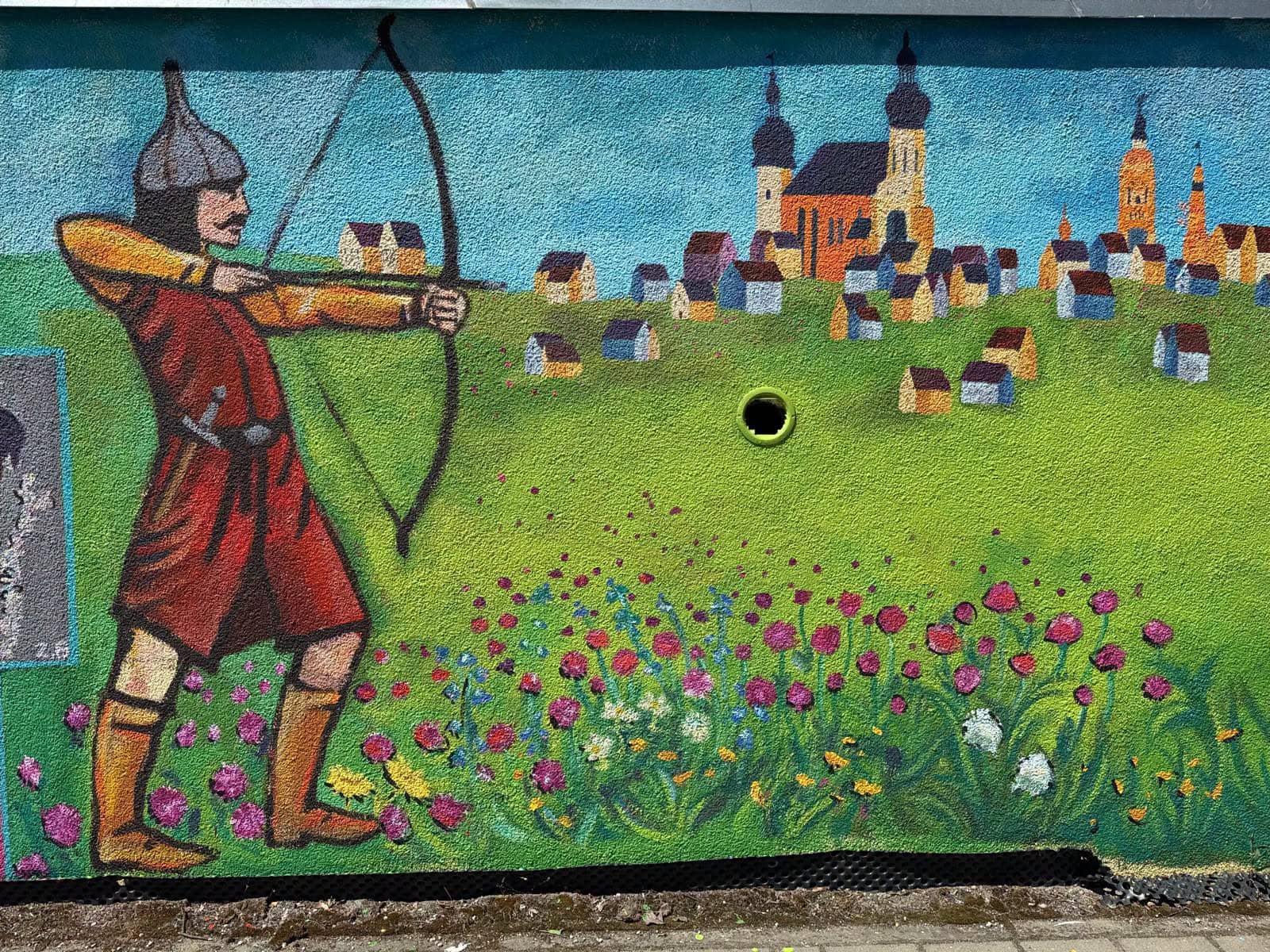 Mural pełen legend na Orlim