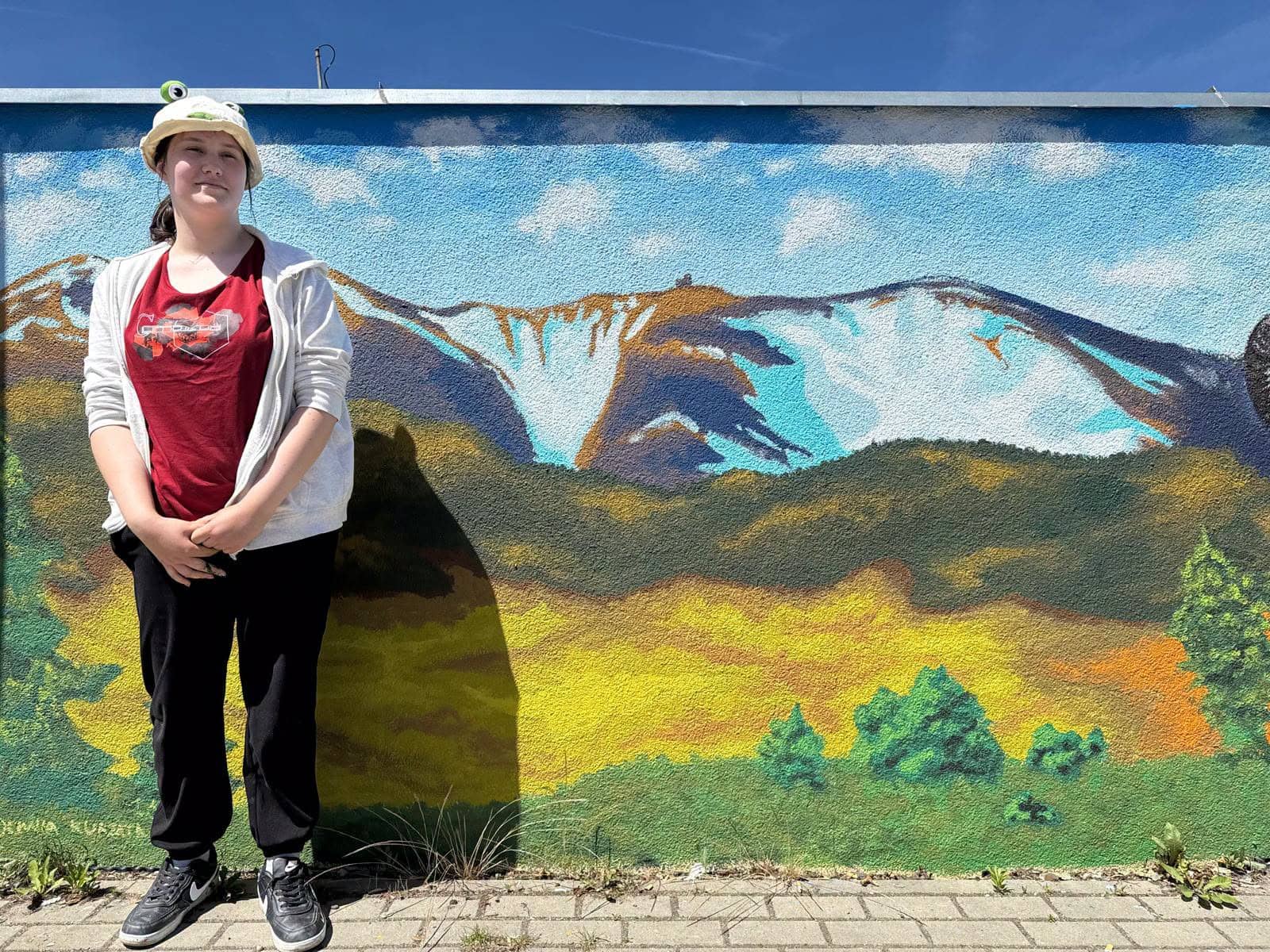 Mural pełen legend na Orlim