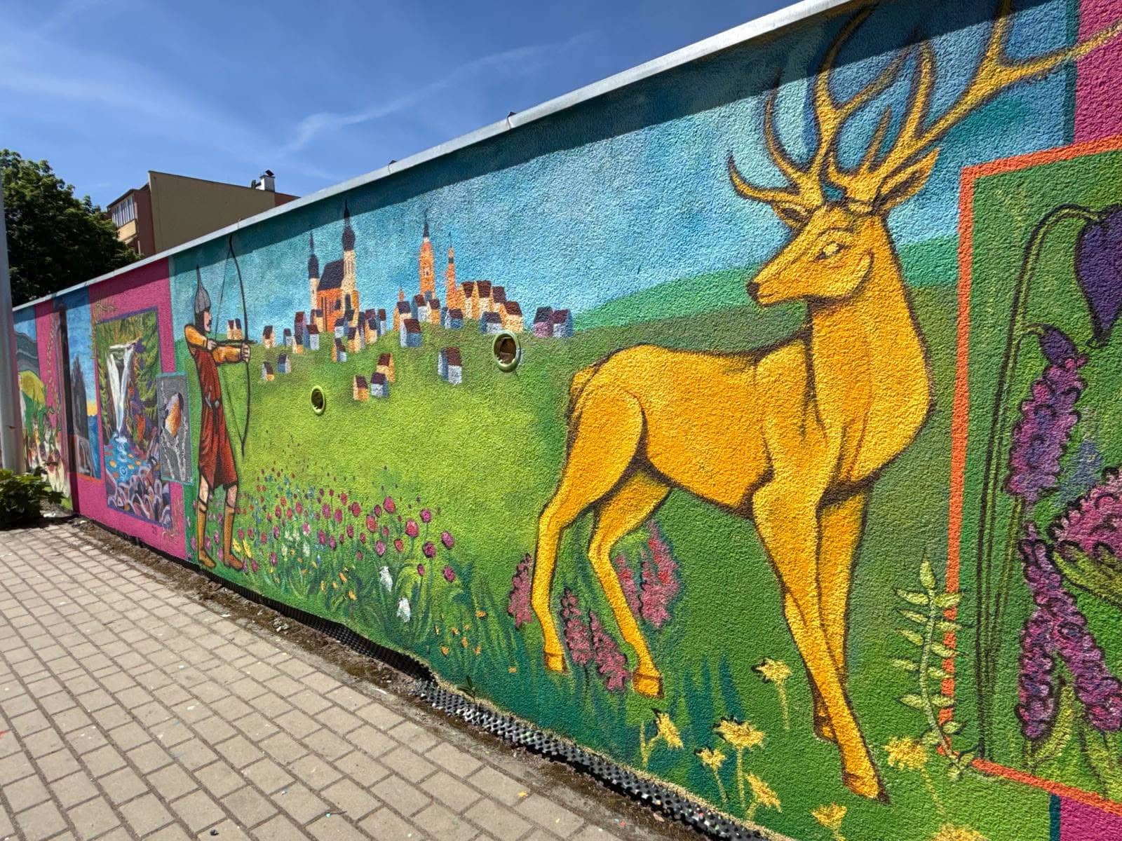 Mural pełen legend na Orlim