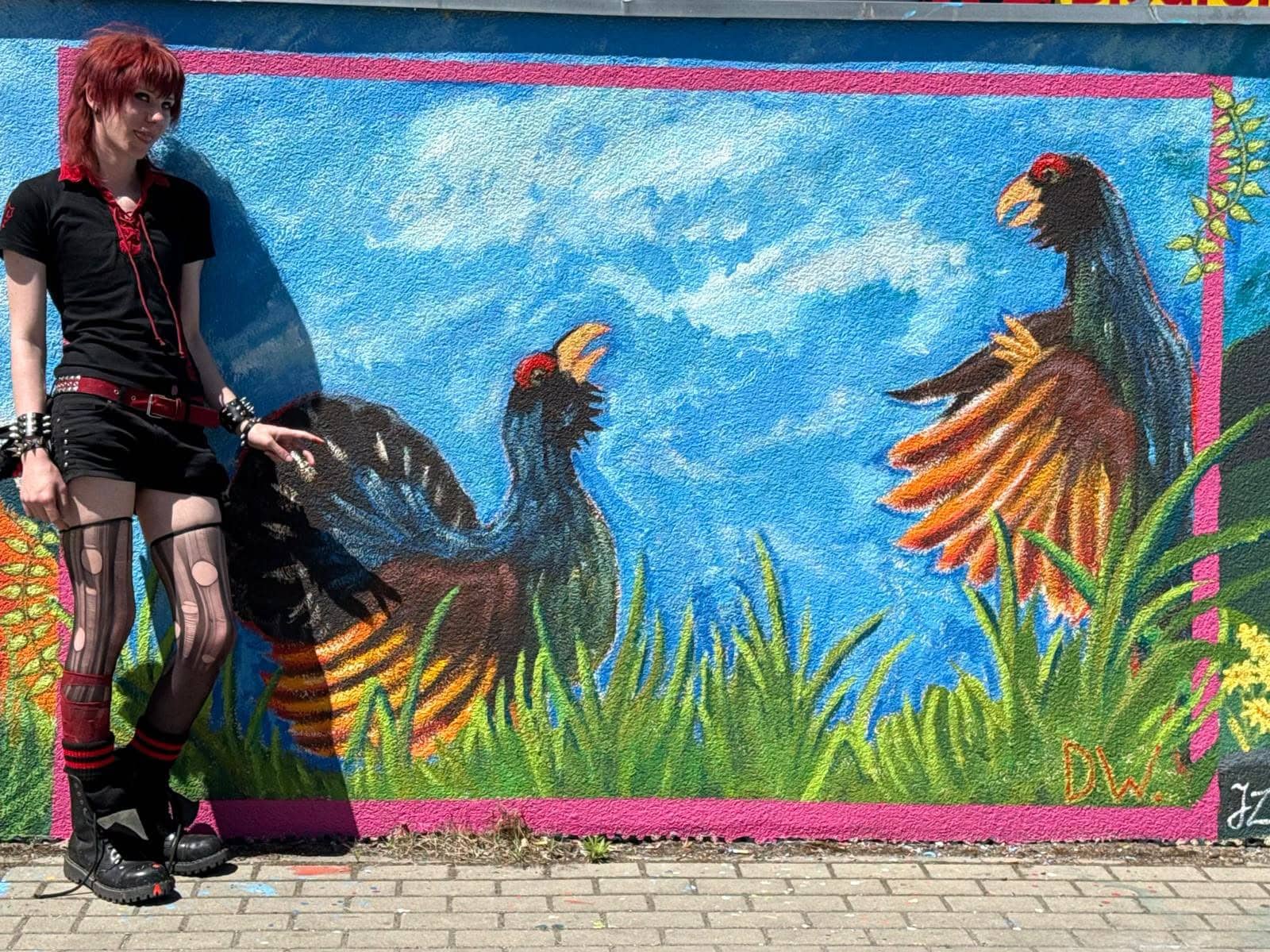Mural pełen legend na Orlim