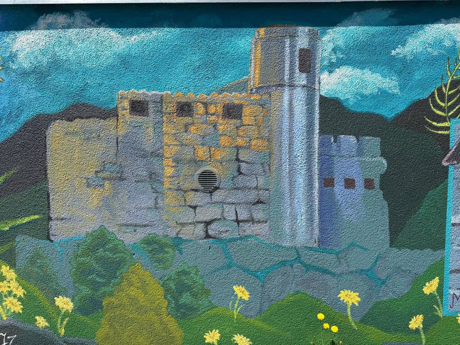 Mural pełen legend na Orlim