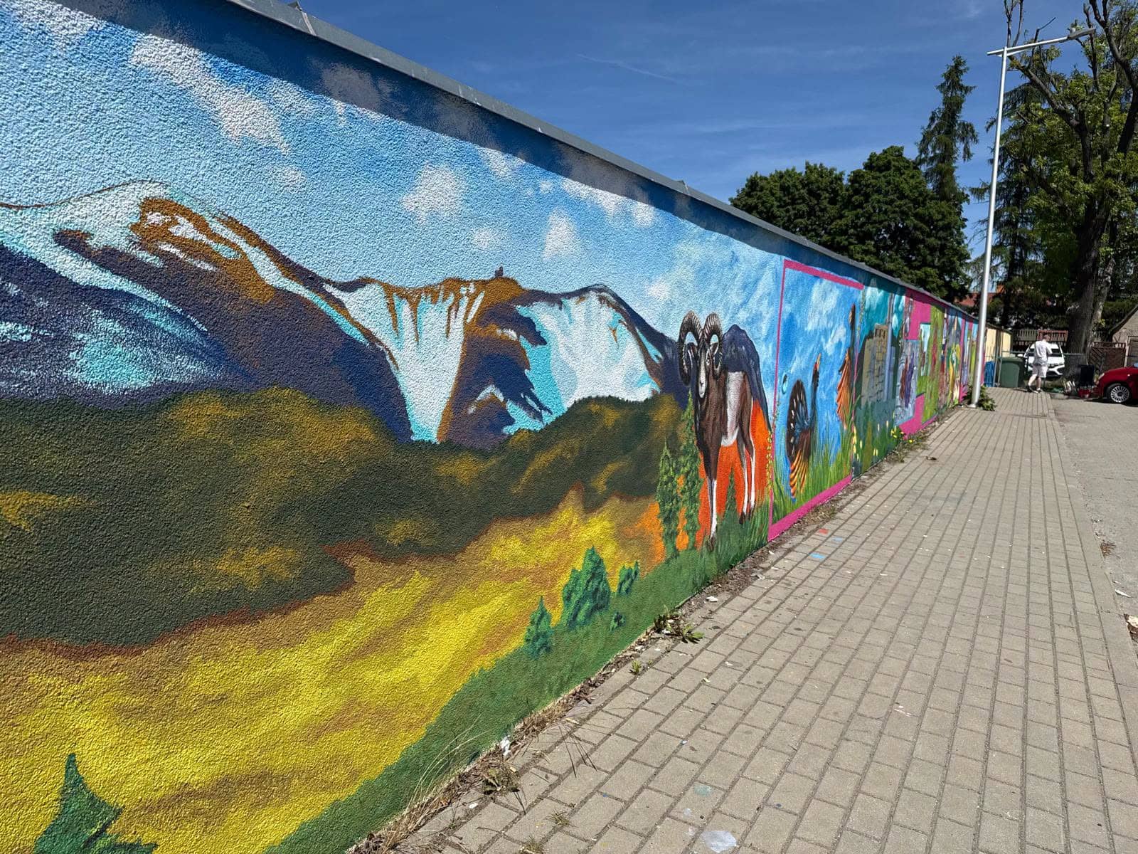 Mural pełen legend na Orlim