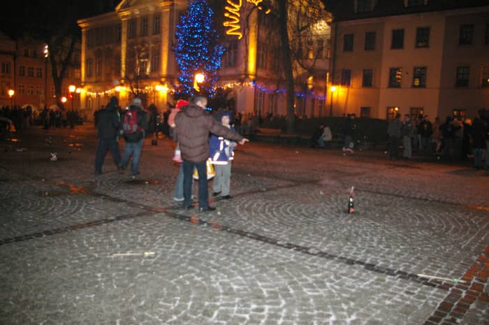 Jeleniogórzanie przywitali Nowy Rok 2008