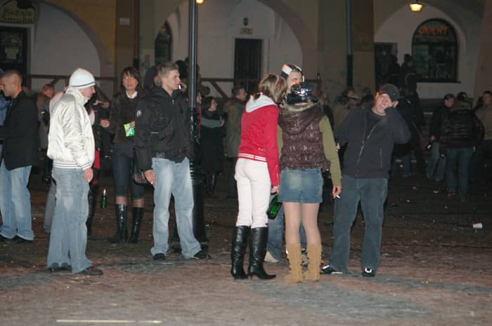 Jeleniogórzanie przywitali Nowy Rok 2008