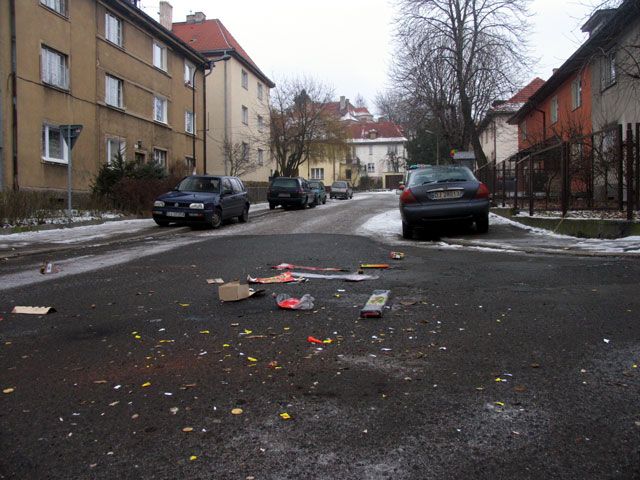Ostre echa szampańskiej zabawy
