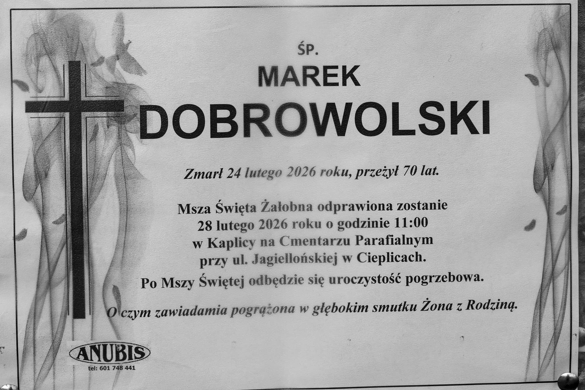 Zmarł Marek Dobrowolski