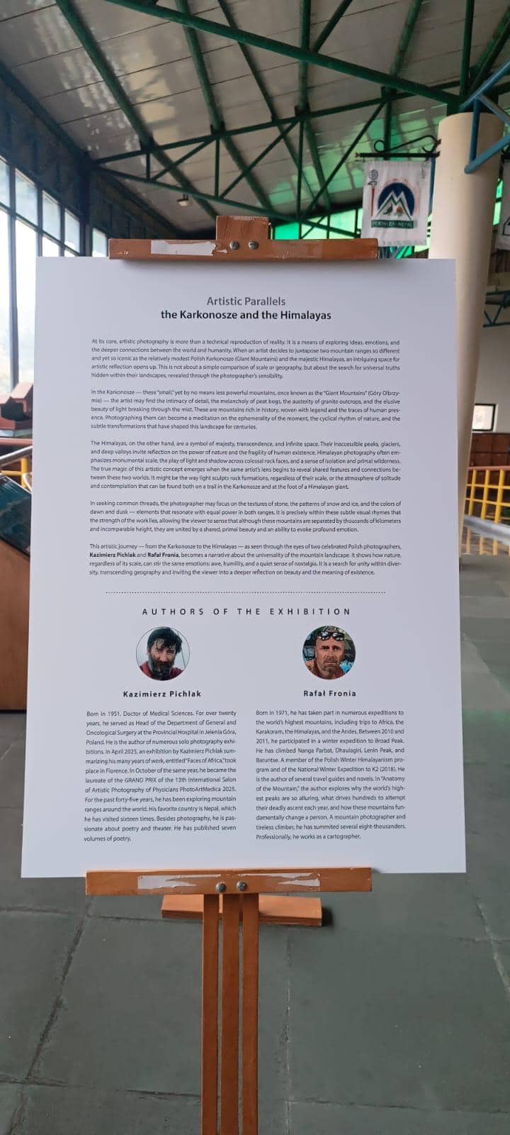 Wystawa Muzeum Karkonoskiego w Jeleniej Górze w Nepalu