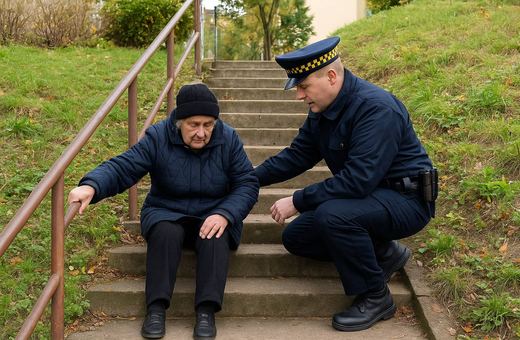 Strażnicy uratowali staruszkę z amnezją