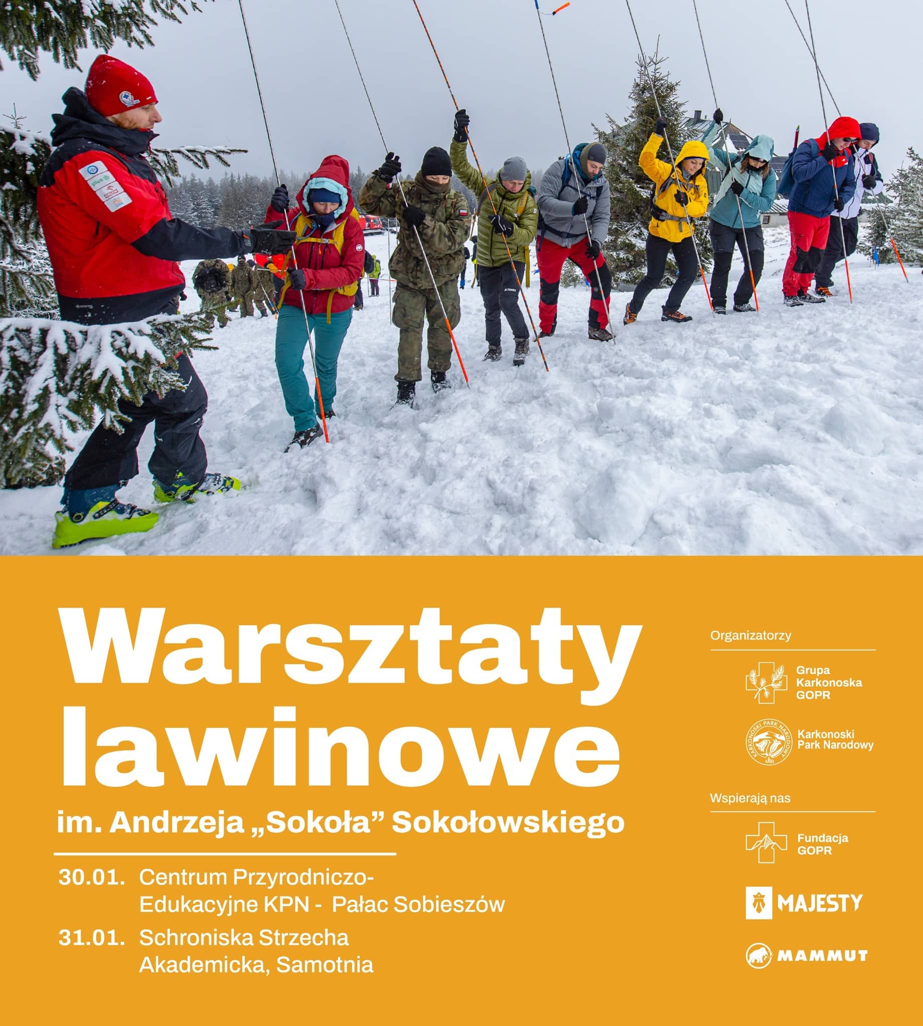 Warsztaty lawinowe w Karkonoszach