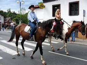 Parada kowbojów w Karpaczu