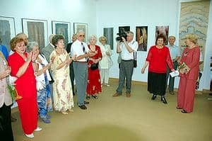 Otwarcie wystawy unikatowej tkaniny artystycznej Ewy Łukiewskiej