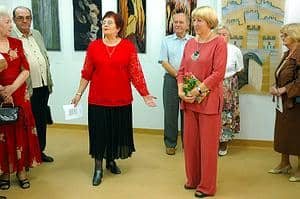 Otwarcie wystawy unikatowej tkaniny artystycznej Ewy Łukiewskiej