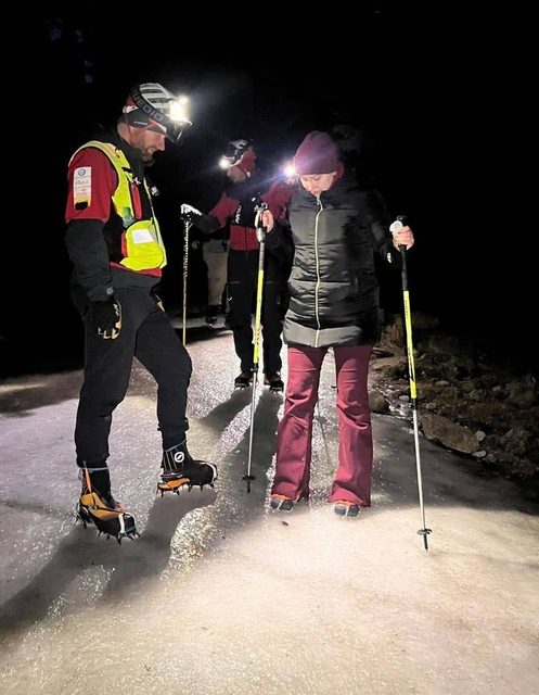 Lodowe szlaki w Karkonoszach