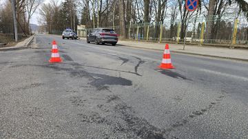 Kolizja radiowozu z Mercedesem