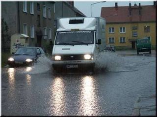 Burza i gwałtowna ulewa
