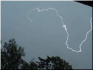 Burza i gwałtowna ulewa