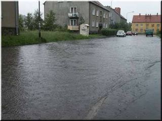 Burza i gwałtowna ulewa