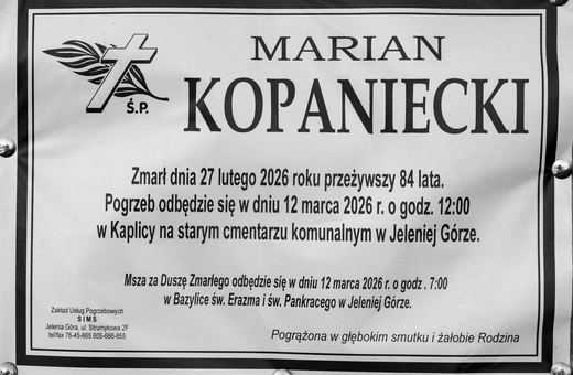 Zmarł Marian Kopaniecki
