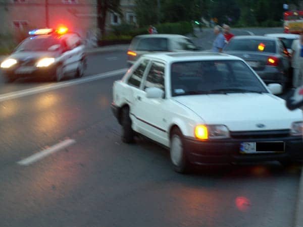 Potrącił pieszego - relacja z wypadku