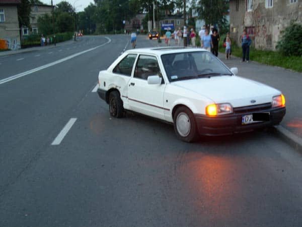 Potrącił pieszego - relacja z wypadku