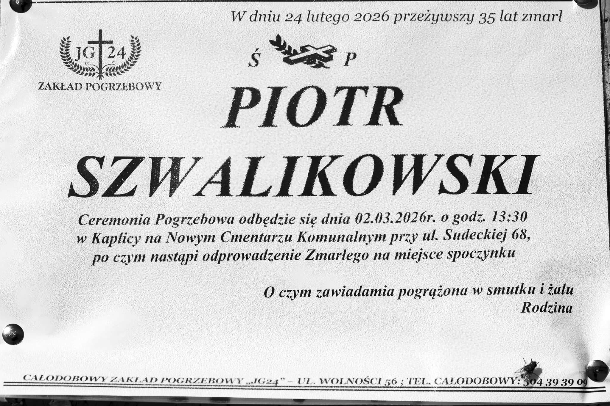 Zmarł Piotr Szwalikowski