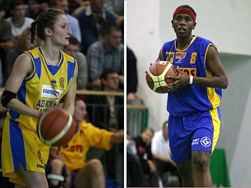 - Pozyskana przez zespół AZS KK przed tegorocznym sezonem - Magdalena Gawrońska (foto po lewej); Doneeka Hodges, mimo że grała w zespole Lotosu najwięcej, rzuciła tylko 4 pkt. (fot