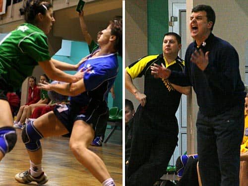 Efektowne wejście Marty Oreszczuk, w bramce AZS-u doświadczona Krystyna Wasiuk.
