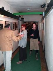 Wystawę otworzył Kurator Galerii