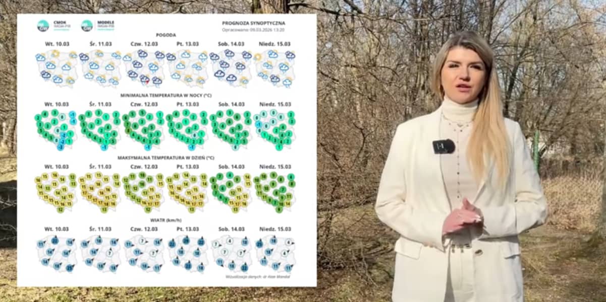 Pogoda zmienną jest. Nadchodzi deszcz i burze