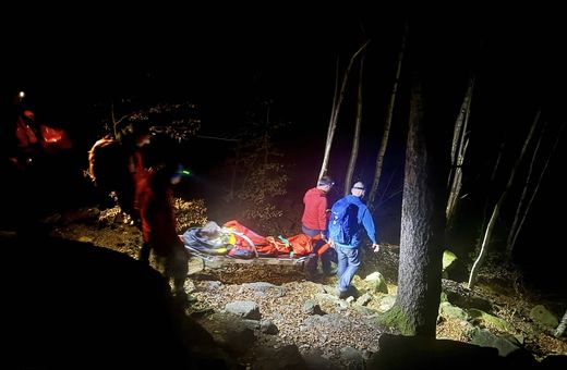 Groźny wypadek na skalnej ścianie