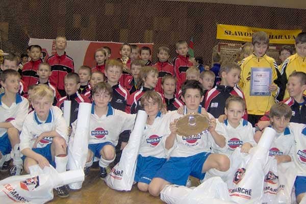 Narybek futbolu dobrze sobie radzi