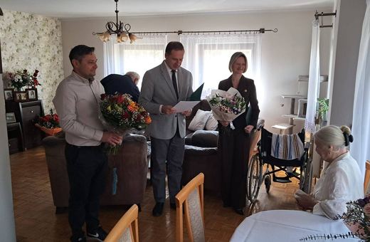Setne urodziny mieszkanki Trzcińska