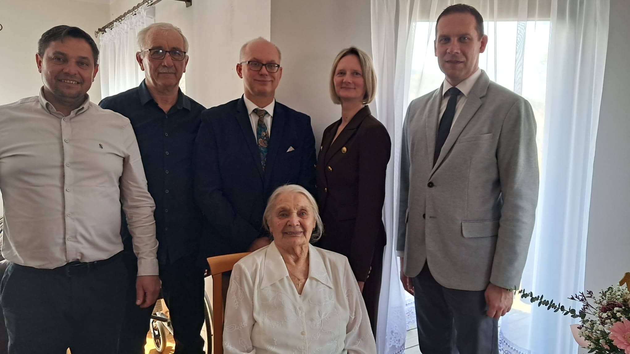 Setne urodziny mieszkanki Trzcińska