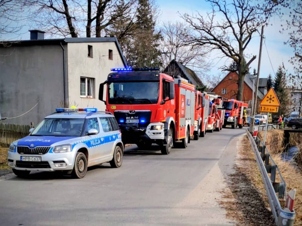 Policjantki uratowały 49–latka z płonącego mieszkania