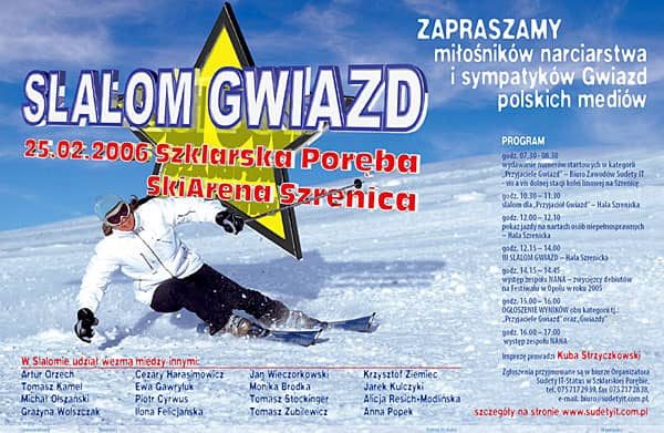 Gwiazdy w slalomie pod Szrenicą